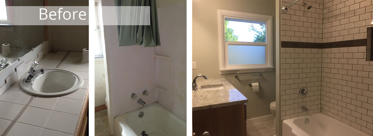 Bathroom Remodel Before & After